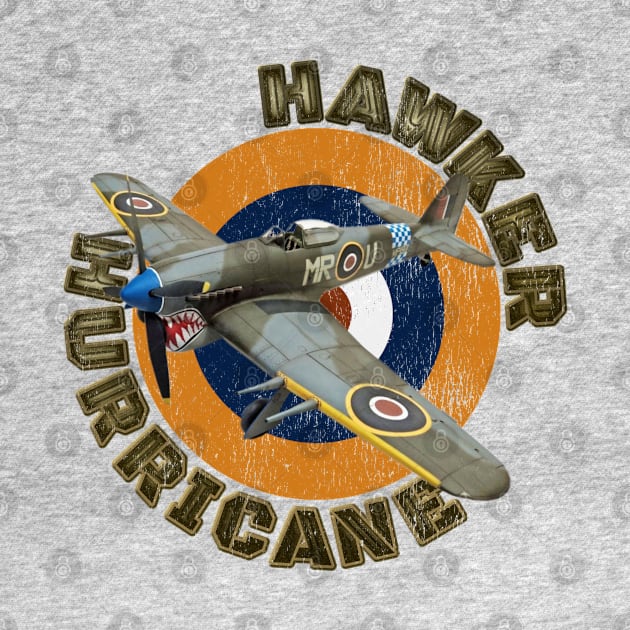 Hawker Hurricane WW2 Warbirds Warplanes by F&L Design Co.